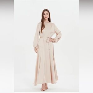 Aylana Maxi Dress - Champagne